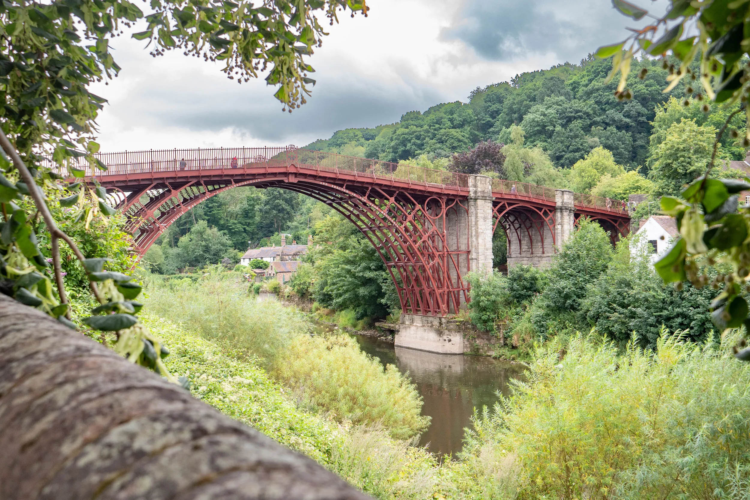 An iron bridge