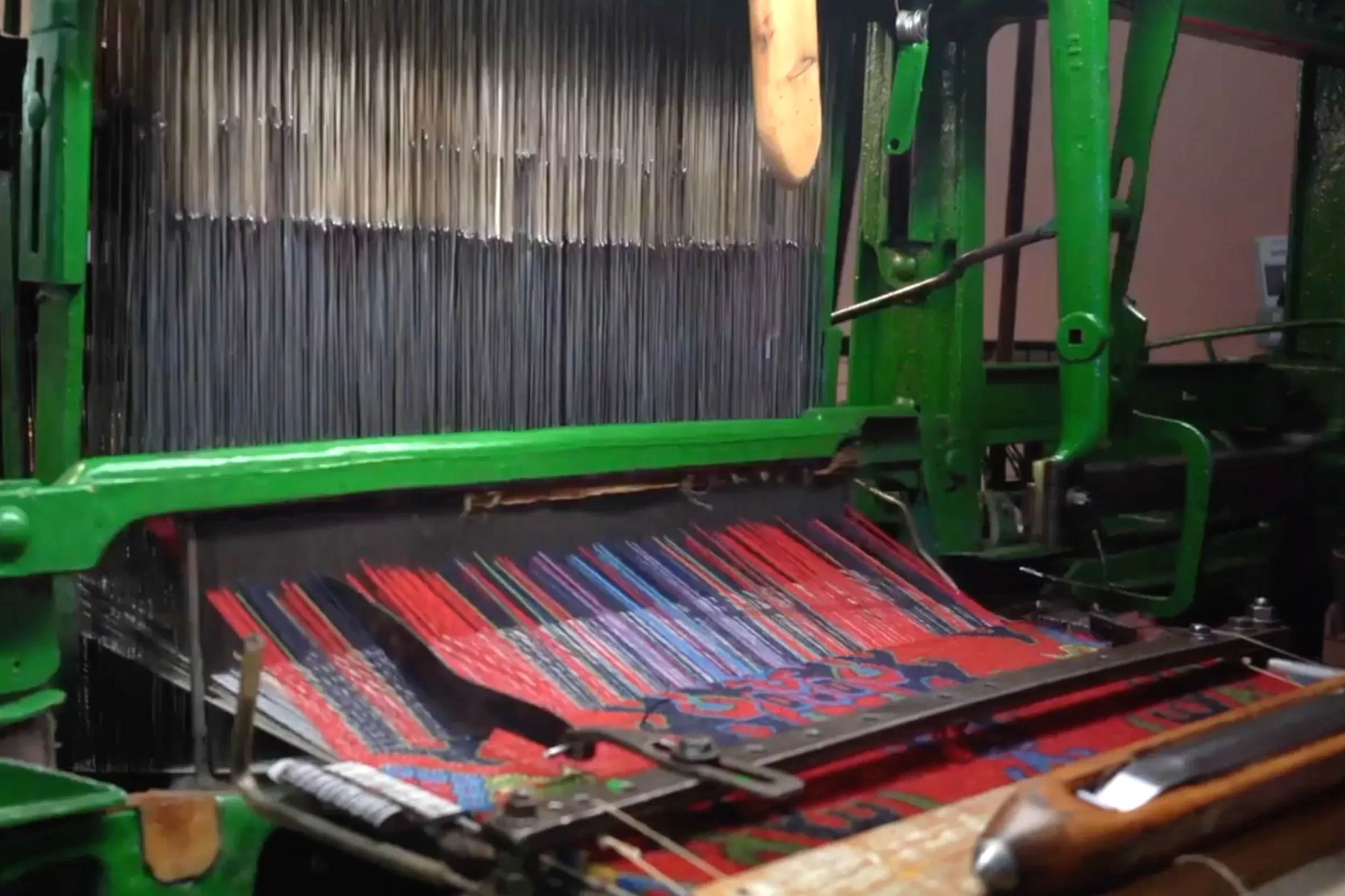 A carpet loom